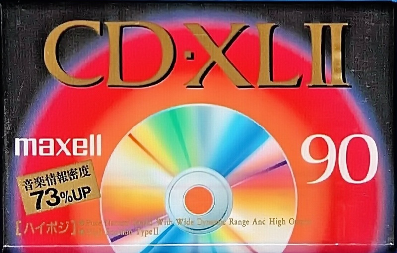 Compact Cassette: Maxell / Hitachi Maxell - CD-XLII 90