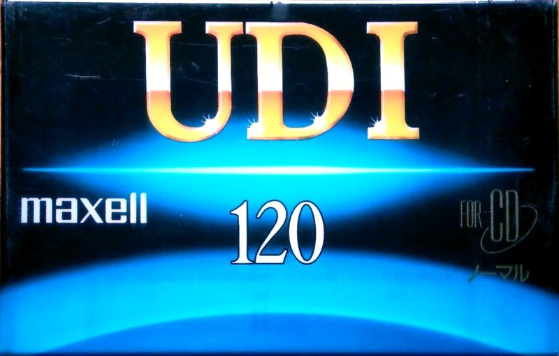 Compact Cassette Maxell UDI / UD1 120 "UD1-120G" Type I Normal 1994 Japan