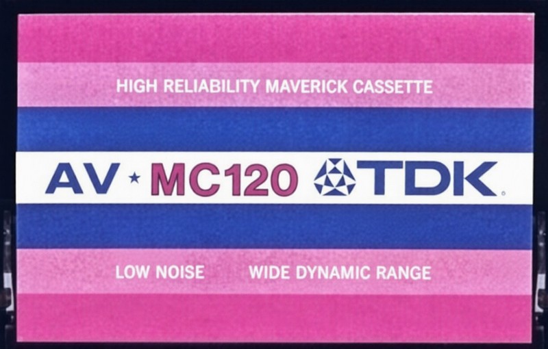 Compact Cassette TDK AV 120 "AV-MC Maverick" Type I Normal 1973 USA