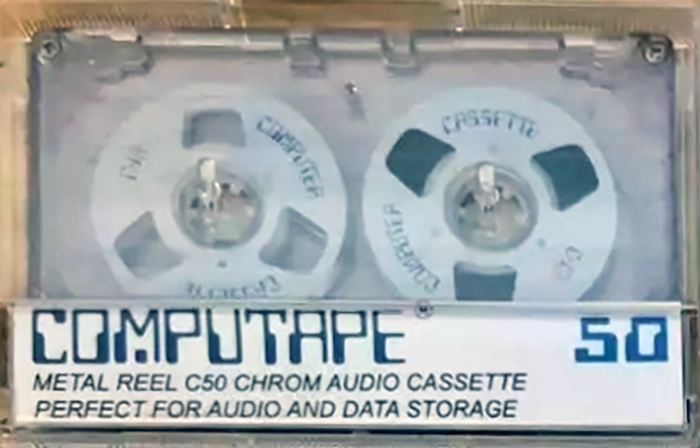 Compact Cassette Computape 50 Type II Chrome Hong Kong