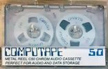 Compact Cassette Computape 50 Type II Chrome Hong Kong