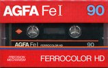 Compact Cassette AGFA Ferrocolor HD 90 Type I Normal 1984 Europe