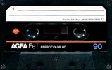 Compact Cassette AGFA Ferrocolor HD 90 Type I Normal 1984 Europe