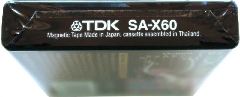 Compact Cassette TDK SA-X 60 Type II Chrome 1997 Worldwide
