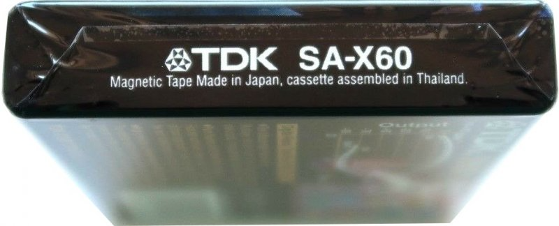 Compact Cassette: TDK  - SA-X 60