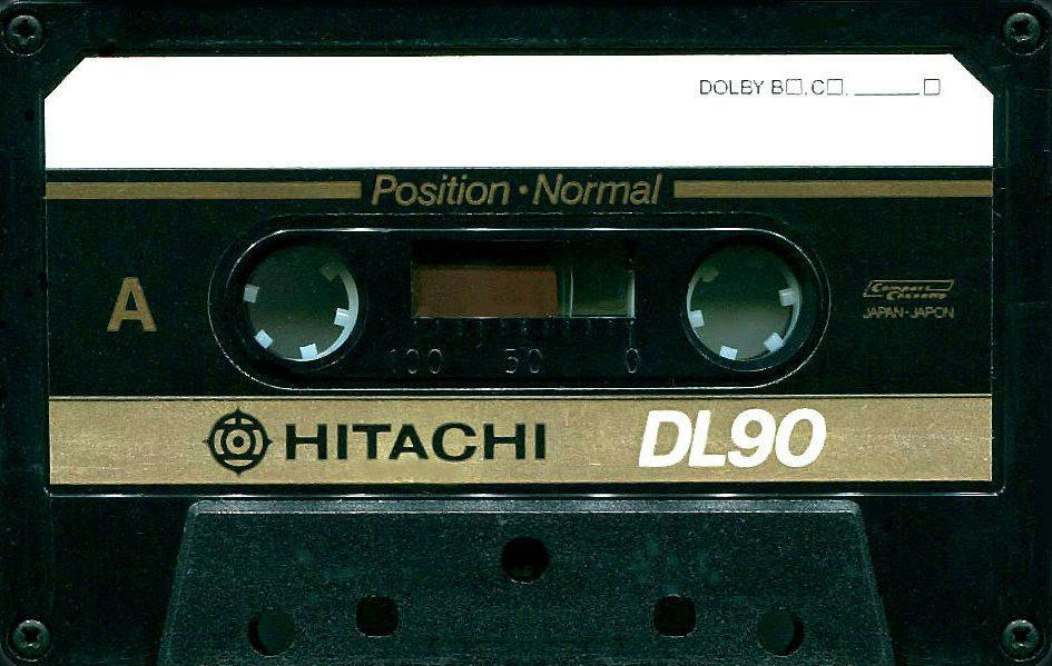 Compact Cassette Hitachi DL 90 Type I Normal 1984 Europe