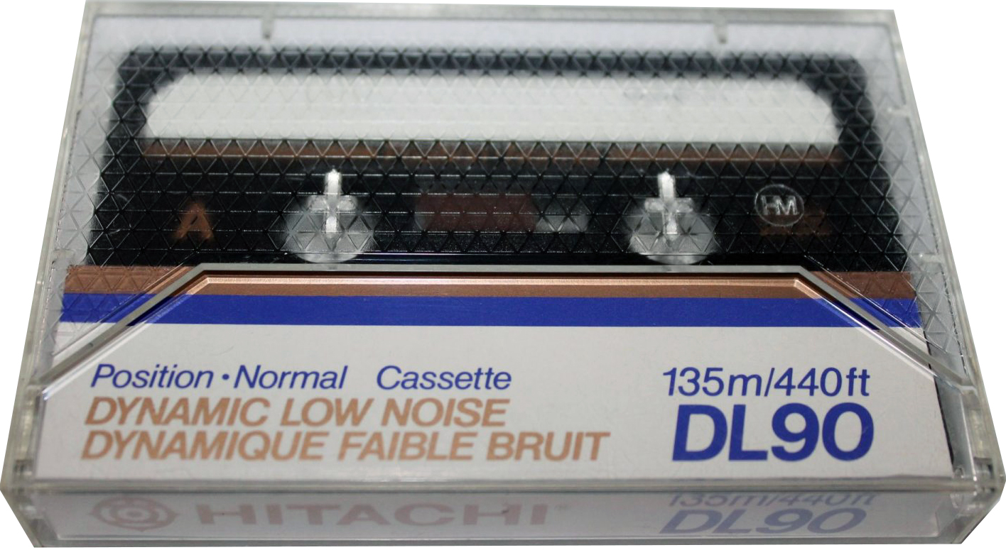 Compact Cassette Hitachi DL 90 Type I Normal 1984 Europe