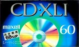 Compact Cassette Maxell CD-XL 60 "CDXL1-60" Type I Normal 1992 Japan