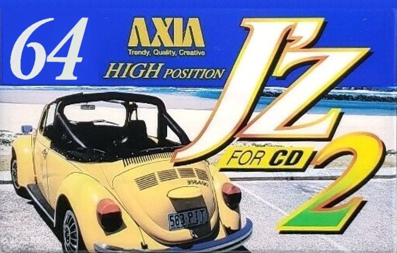 Compact Cassette AXIA J`z 2 64 "JZ2C 64" Type II Chrome 1995 Japan