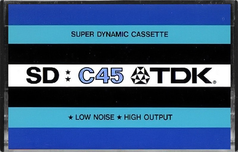Compact Cassette TDK SD 45 Type I Normal 1973 Japan