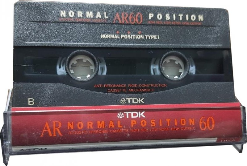 Compact Cassette TDK AR 60 "AR-60A" Type I Normal 1993 Japan