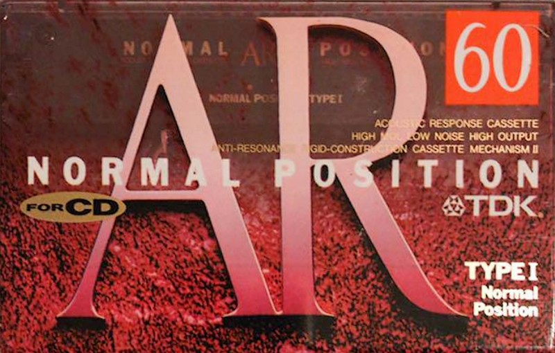 Compact Cassette TDK AR 60 "AR-60A" Type I Normal 1993 Japan