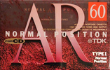 Compact Cassette TDK AR 60 "AR-60A" Type I Normal 1993 Japan