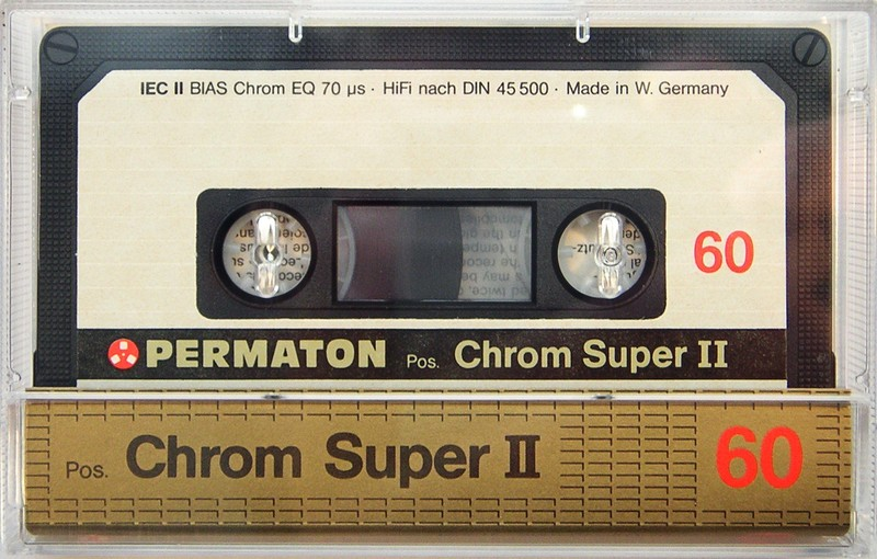 Compact Cassette:  Permaton - Chrom Super II 60