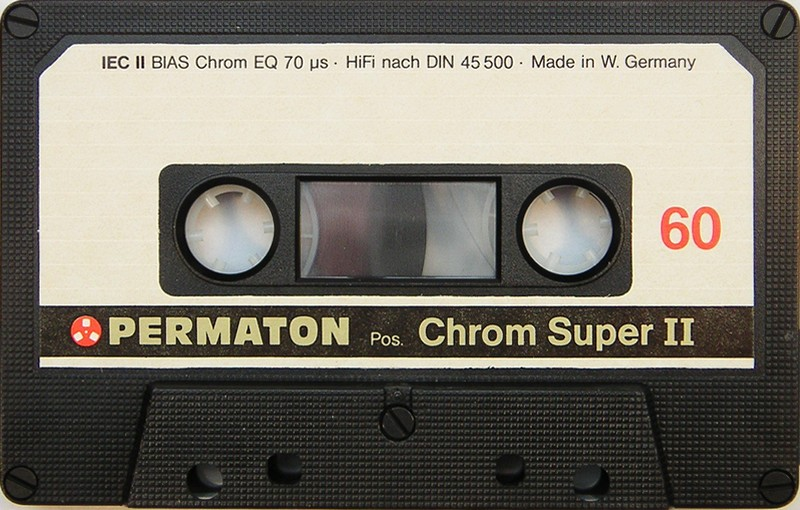 Compact Cassette:  Permaton - Chrom Super II 60