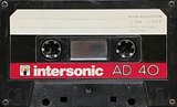 Compact Cassette Intersonic AD 40 Type I Normal Greece