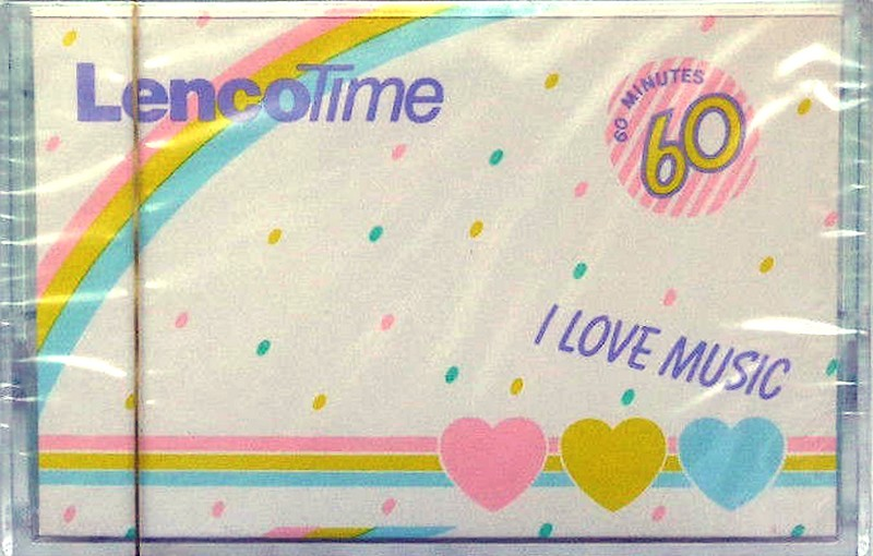 Compact Cassette Lenco Time I love music 60 Type I Normal 1986 Japan