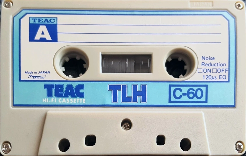 Compact Cassette Teac TLH 60 Type I Normal 1975 Japan