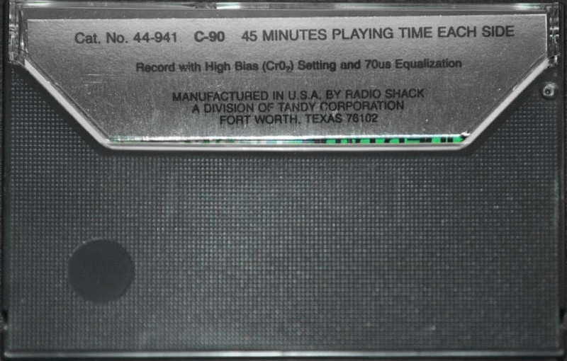 Compact Cassette SUPERTAPE HI-BIAS 90 Type II Chrome 1978 USA