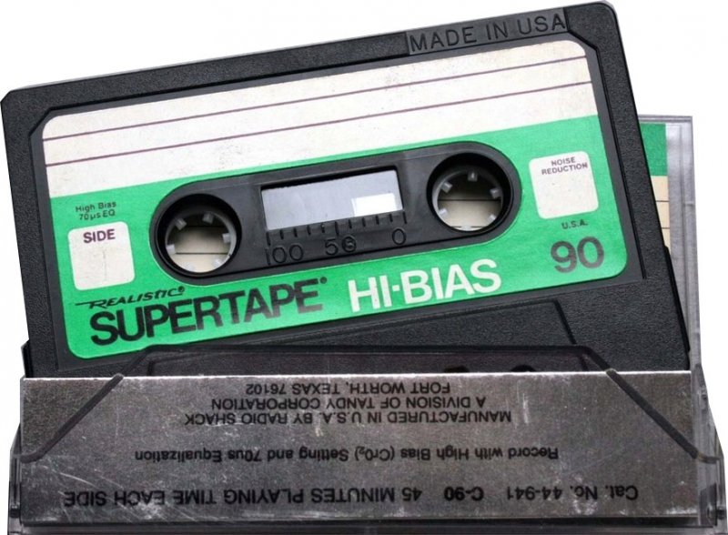 Compact Cassette SUPERTAPE HI-BIAS 90 Type II Chrome 1978 USA