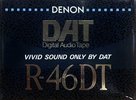 Digital Audio Tape Denon 46 "R-46DT R" Type IV Metal 1990 Japan