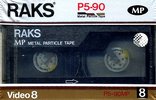 Video8, Hi8, Digital8 RAKS 90 Type IV Metal 1988 Europe