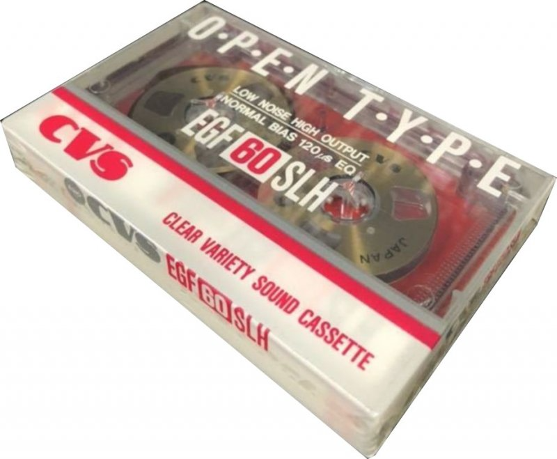 Compact Cassette CVS EGF SLH 60 Type I Normal 1985 Japan