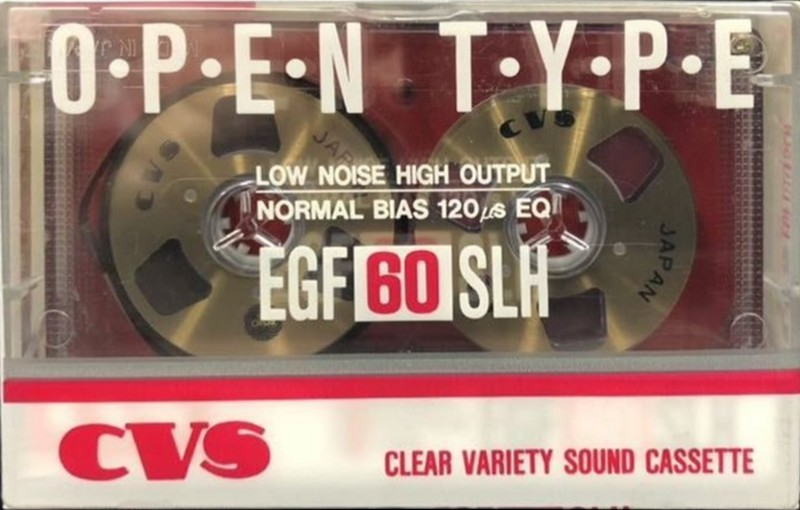 Compact Cassette CVS EGF SLH 60 Type I Normal 1985 Japan