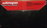 Compact Cassette Eltropa 120 Type I Normal 1979 Germany