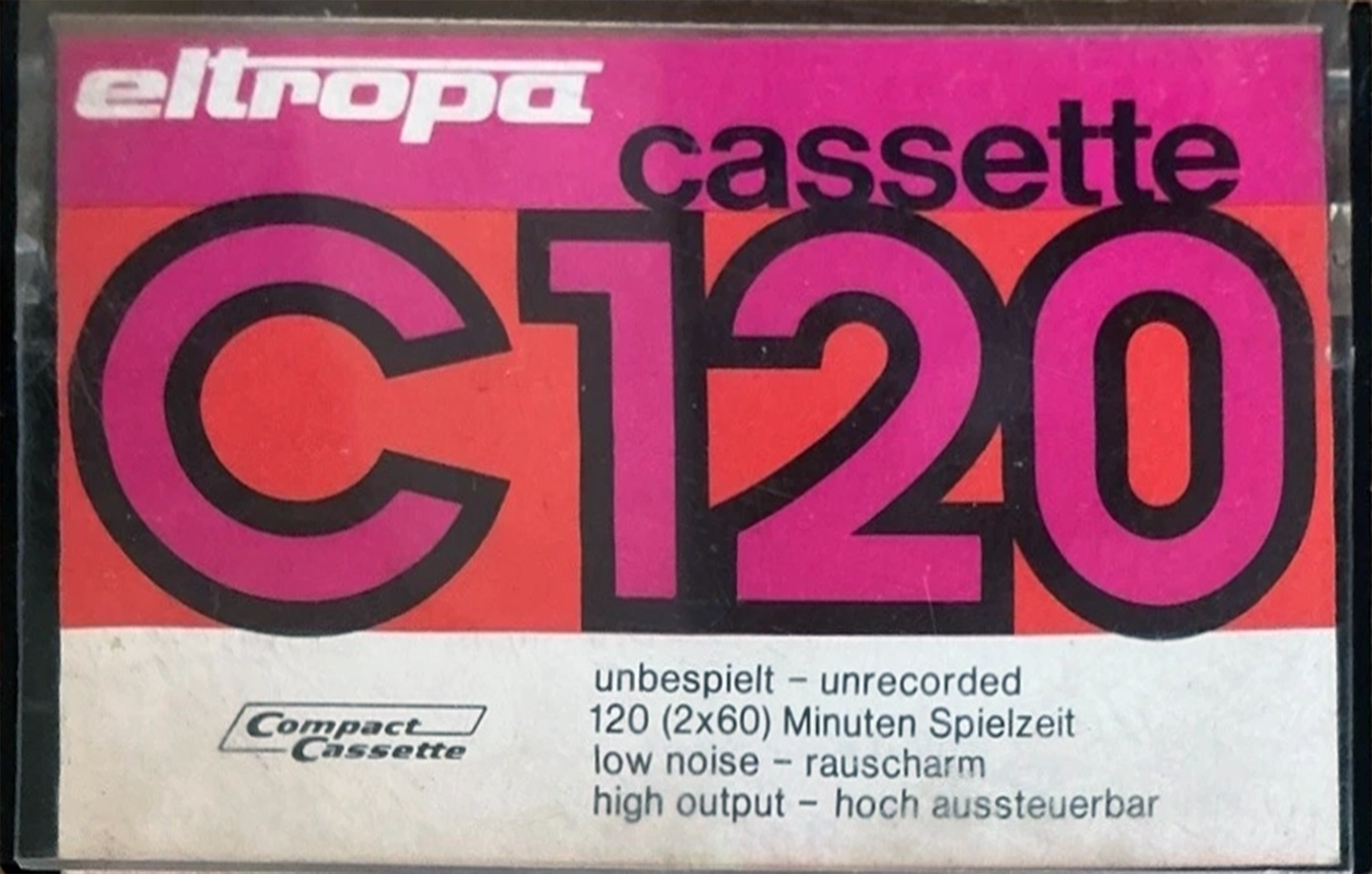 Compact Cassette Eltropa 120 Type I Normal 1979 Germany