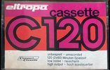 Compact Cassette Eltropa 120 Type I Normal 1979 Germany