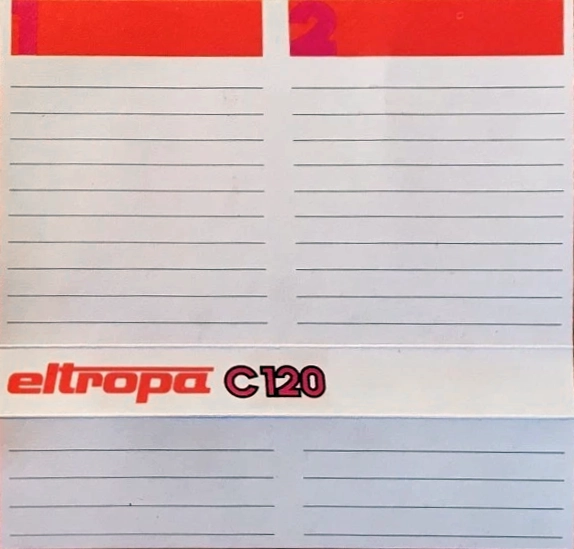 Compact Cassette Eltropa 120 Type I Normal 1979 Germany