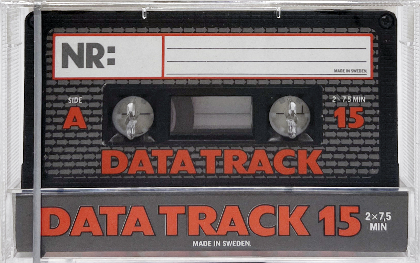 Compact Cassette Track Data Track 15 Computer Cassette 1982 Sweden
