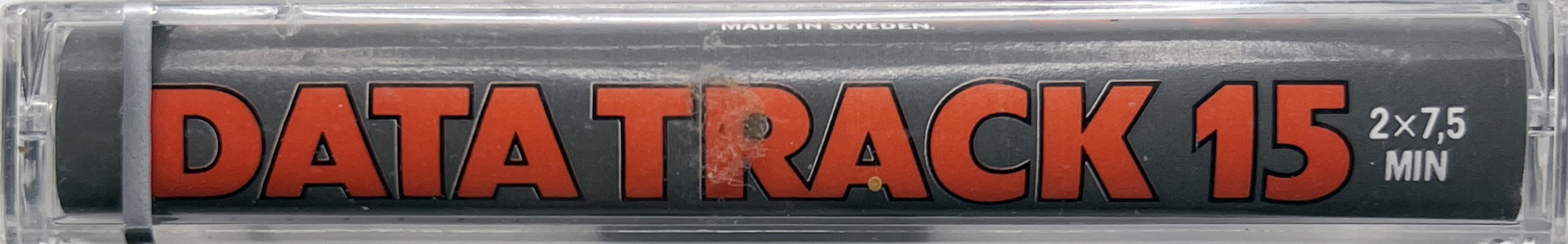 Compact Cassette Track Data Track 15 Computer Cassette 1982 Sweden