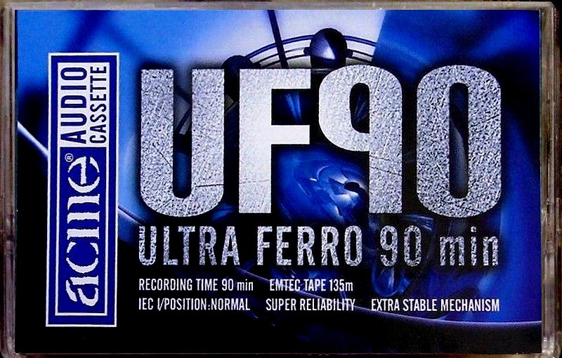 Compact Cassette Acme UF 90 Type I Normal USSR