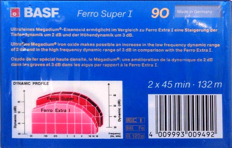 Compact Cassette: BASF  - Ferro Super I 90