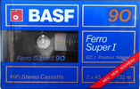 Compact Cassette BASF Ferro Super I 90 Type I Normal 1989 Europe