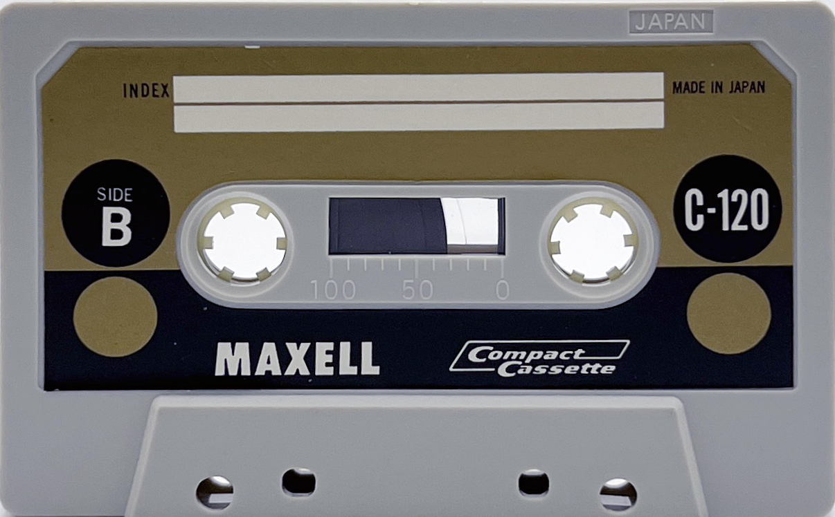 Compact Cassette Maxell 120 Type I Normal 1968 Worldwide