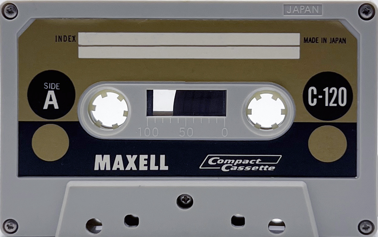 Compact Cassette Maxell 120 Type I Normal 1968 Worldwide