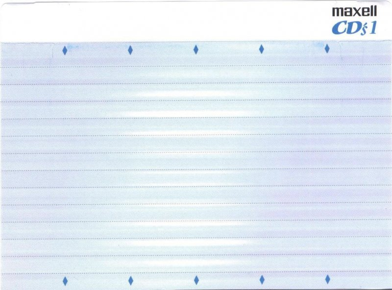 Compact Cassette Maxell CD`s I / CD`s 1 74 "CDS1-74M" Type I Normal 1999 Japan