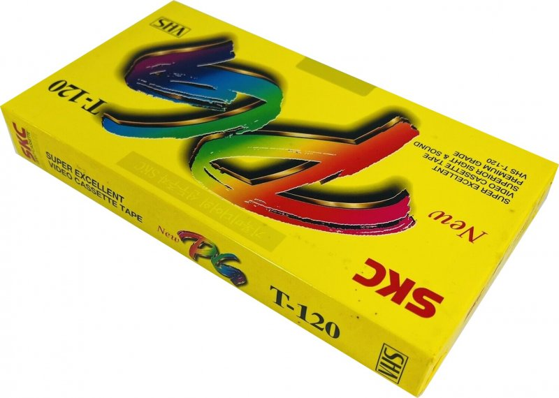 VHS, Video Home System SKC PG 120 "NewPG T-120" Type I Normal South Korea