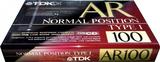 Compact Cassette TDK AR 100 "AR-100R" Type I Normal 1992 Japan