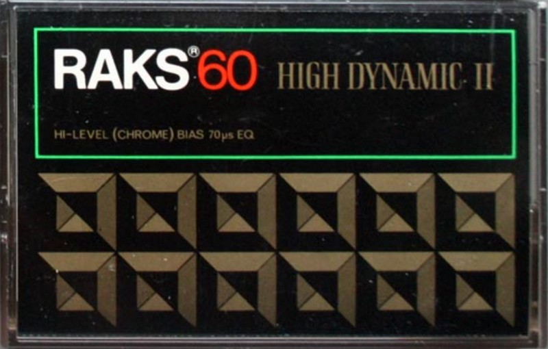 Compact Cassette: RAKS  - High Dynamic II 60