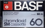 Compact Cassette BASF Chromdioxid 60 Type II Chrome 1976 Europe