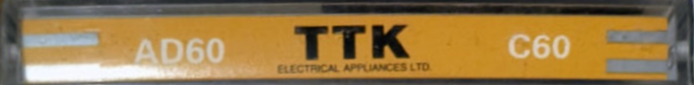 Compact Cassette TTK AD 60 Type I Normal 1984 Worldwide