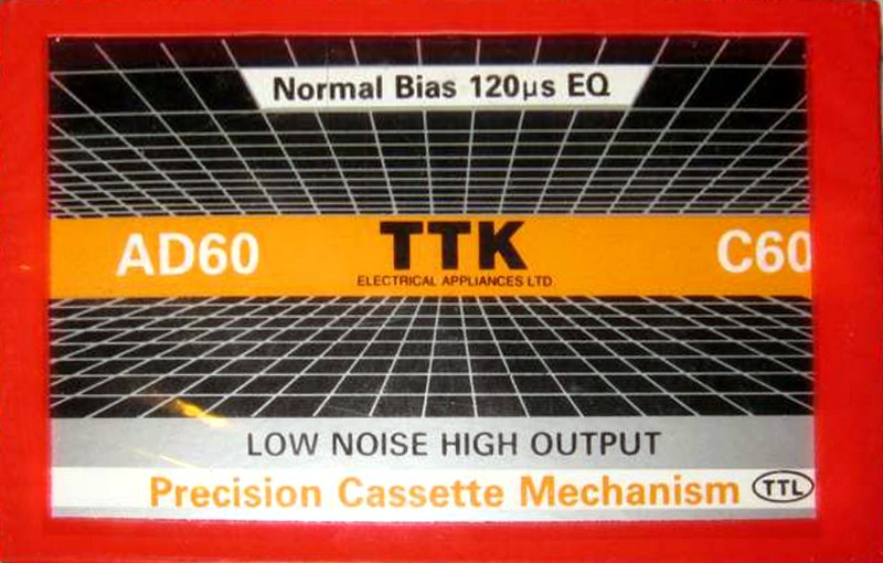 Compact Cassette TTK AD 60 Type I Normal 1984 Worldwide