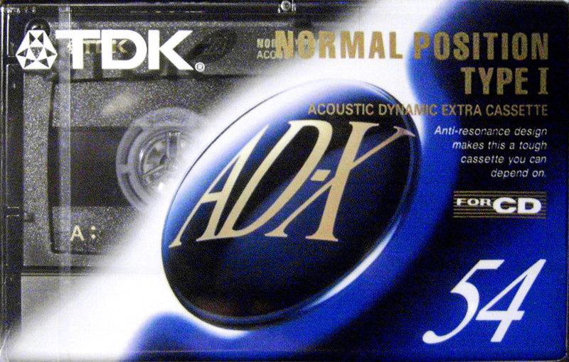 Compact Cassette: TDK  - AD-X 54