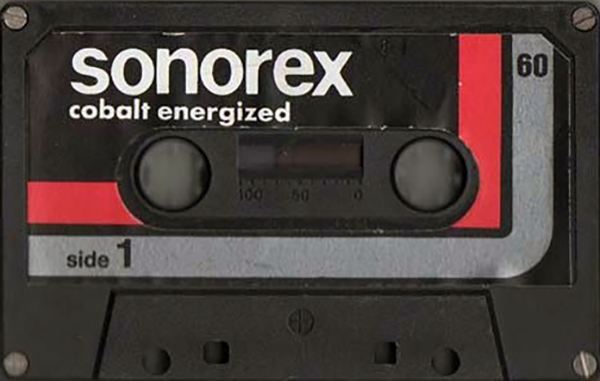 Compact Cassette Sonorex 60 "Cobalt Energized" Type I Normal 1984 Unknown Country