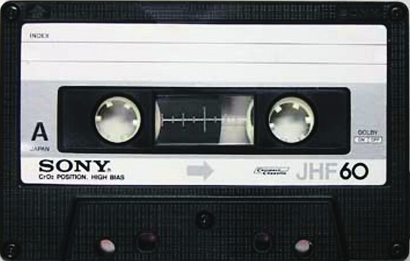 Compact Cassette Sony JHF 60 Type II Chrome 1978 Japan