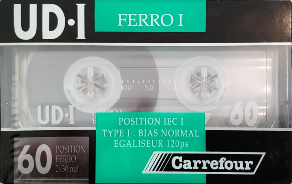 Compact Cassette Carrefour UD I 60 Type I Normal Europe